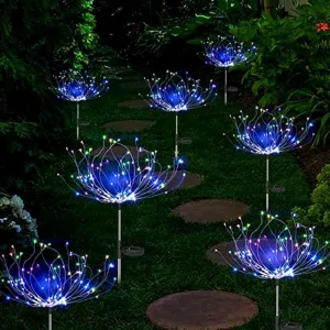 Solar Firework Lights Garden Christmas decorations