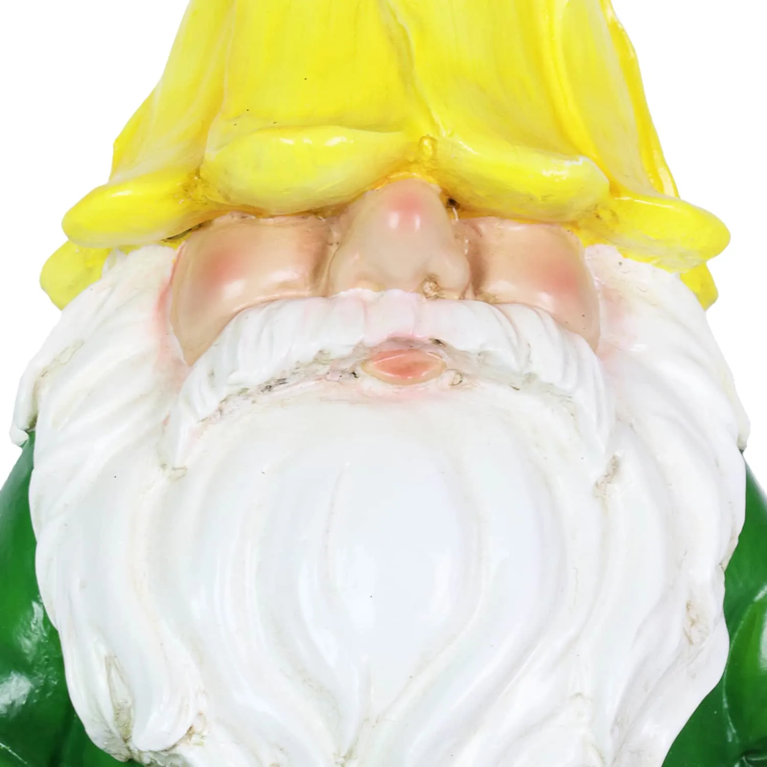 Solar Good Time Meditating Gnamaste Gnome in Lotus Position with Frog Garden Statuary, 8 by 10.5 Inch