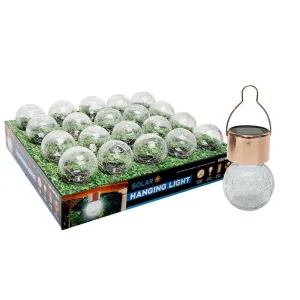 Solar LED Copper Hanging Ball Light