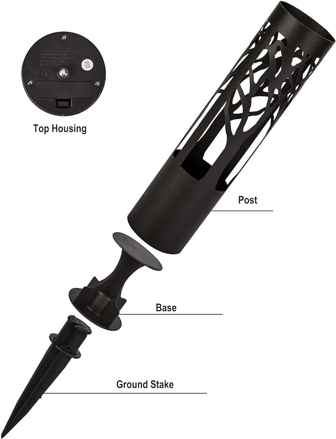 Solar Replacement Top for Energizer 6' Lights - Durable, Weather-Resistant Solar Panel for Outdoor Lighting Solutions