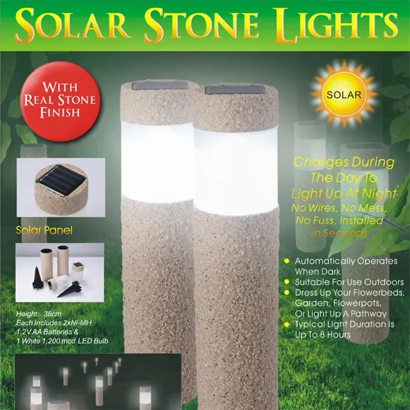 Solar Sandstone Outdoor Decorative Integrated LED Landscape Street Light S4837753