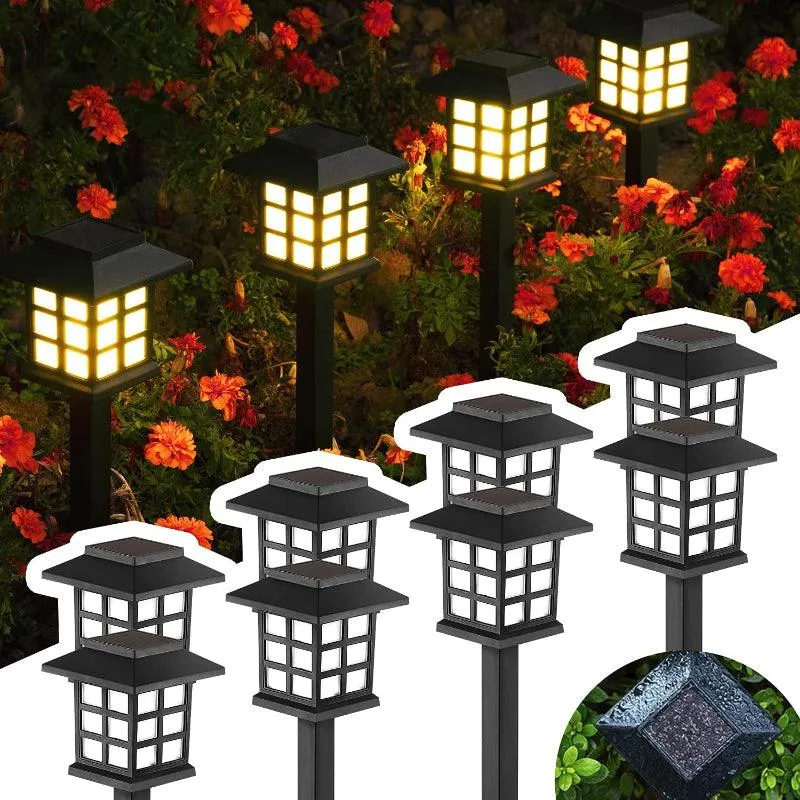 Solar Walkway Lights – Outdoor LED Garden Path Lighting