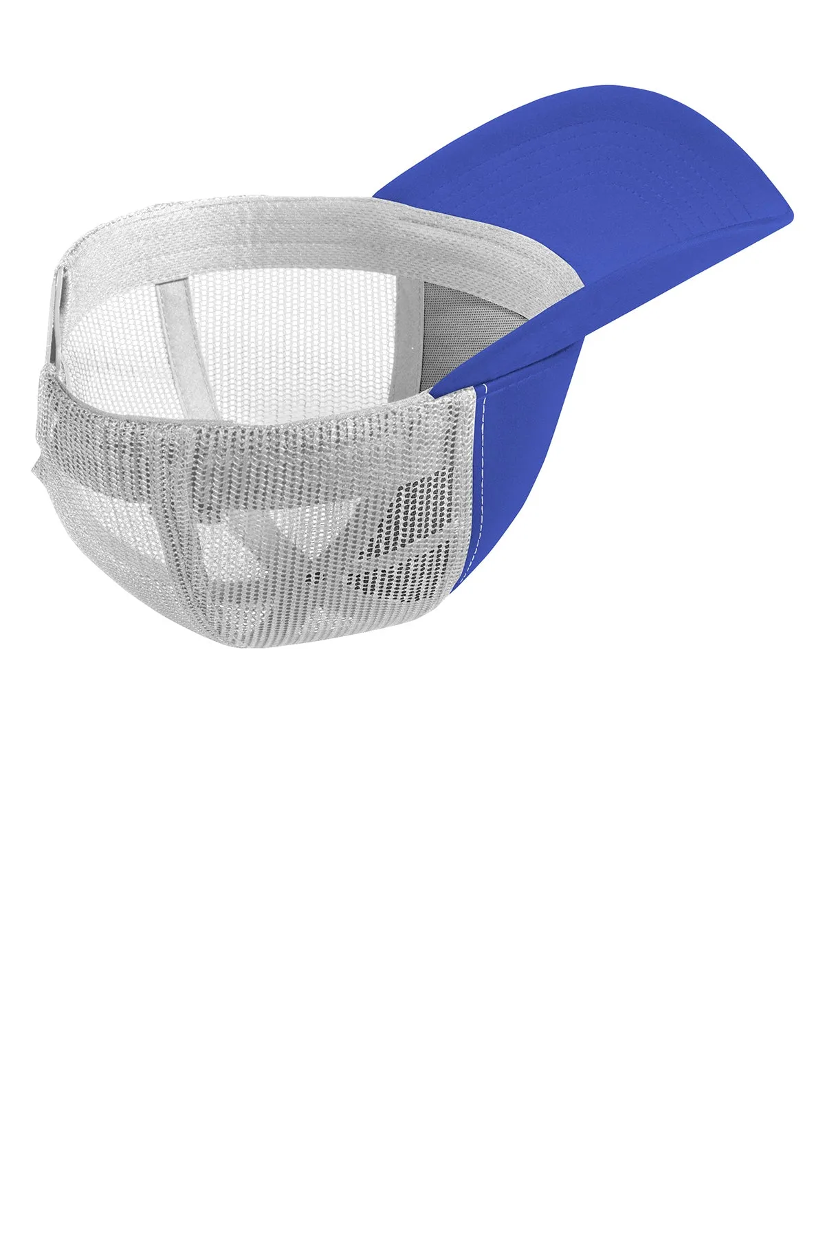 Sport-Tek PosiCharge Competitor Custom Mesh Back Caps, True Royal/ White