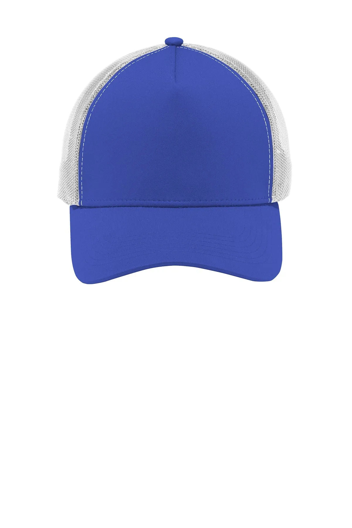 Sport-Tek PosiCharge Competitor Custom Mesh Back Caps, True Royal/ White