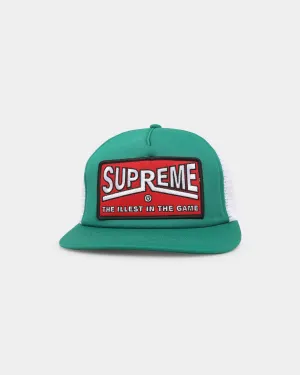 Supreme Illest Mesh Back 5-Panel Snapback Green