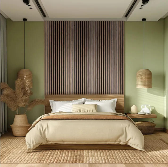 Tawny 9.5x94.5 Acoustic Wood Slat Panels 4 Pcs