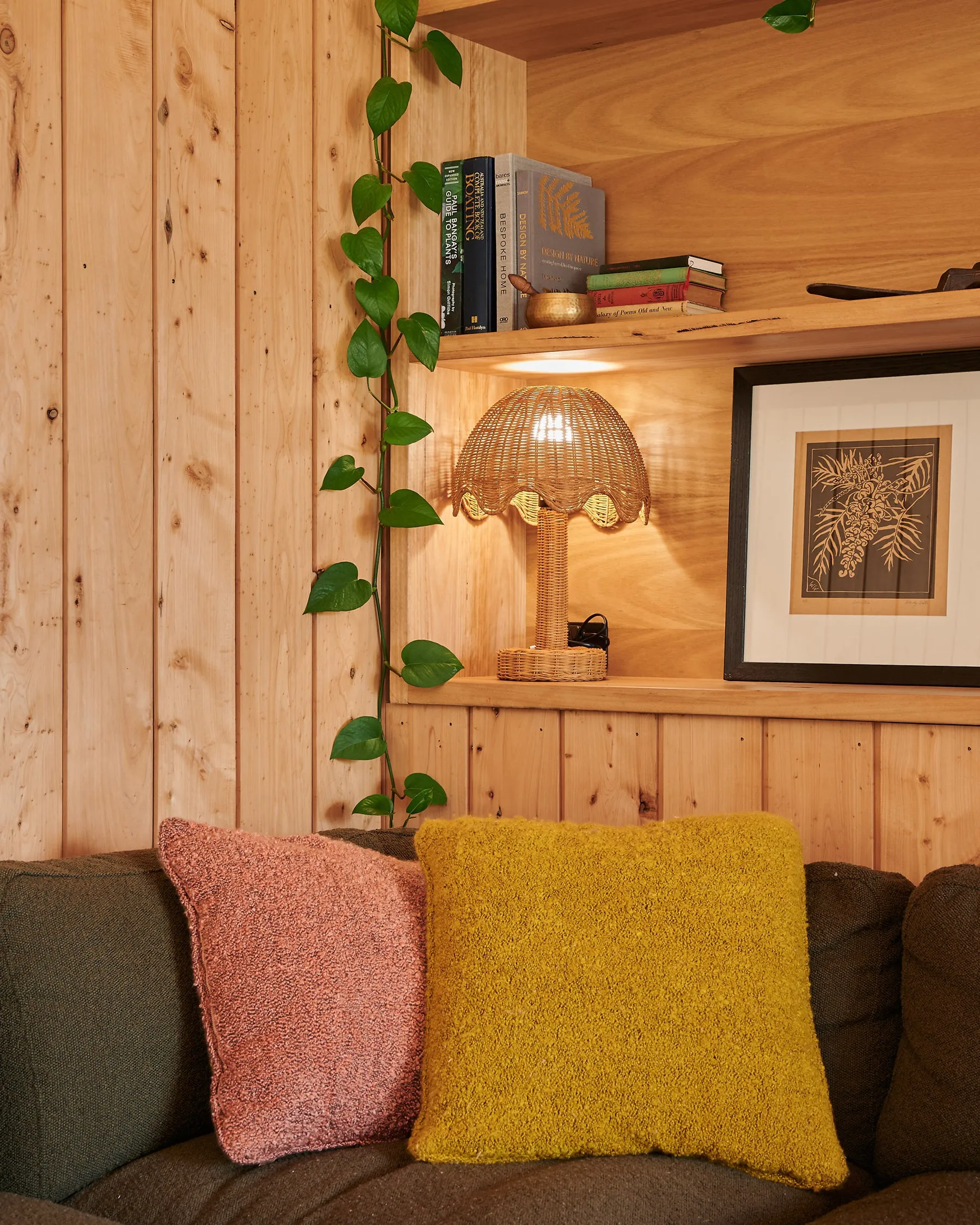 The Parasol Rattan Lamp