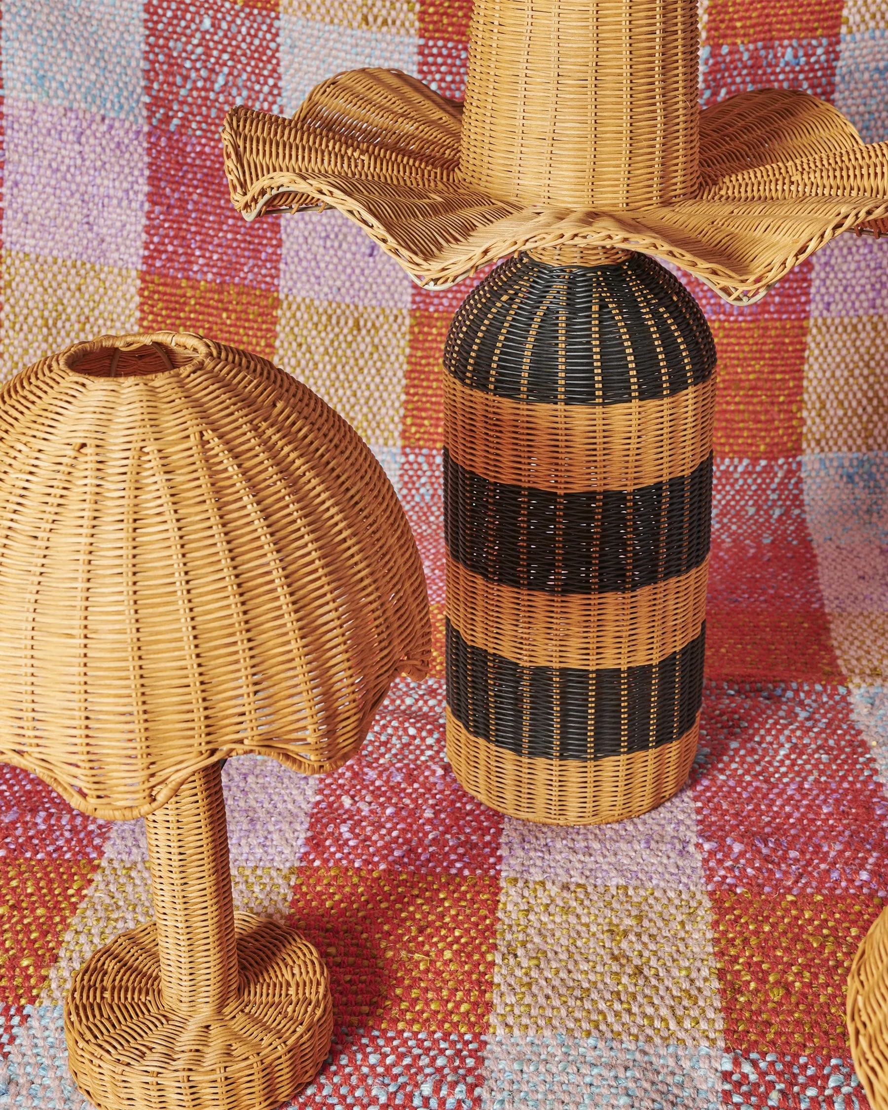 The Parasol Rattan Lamp