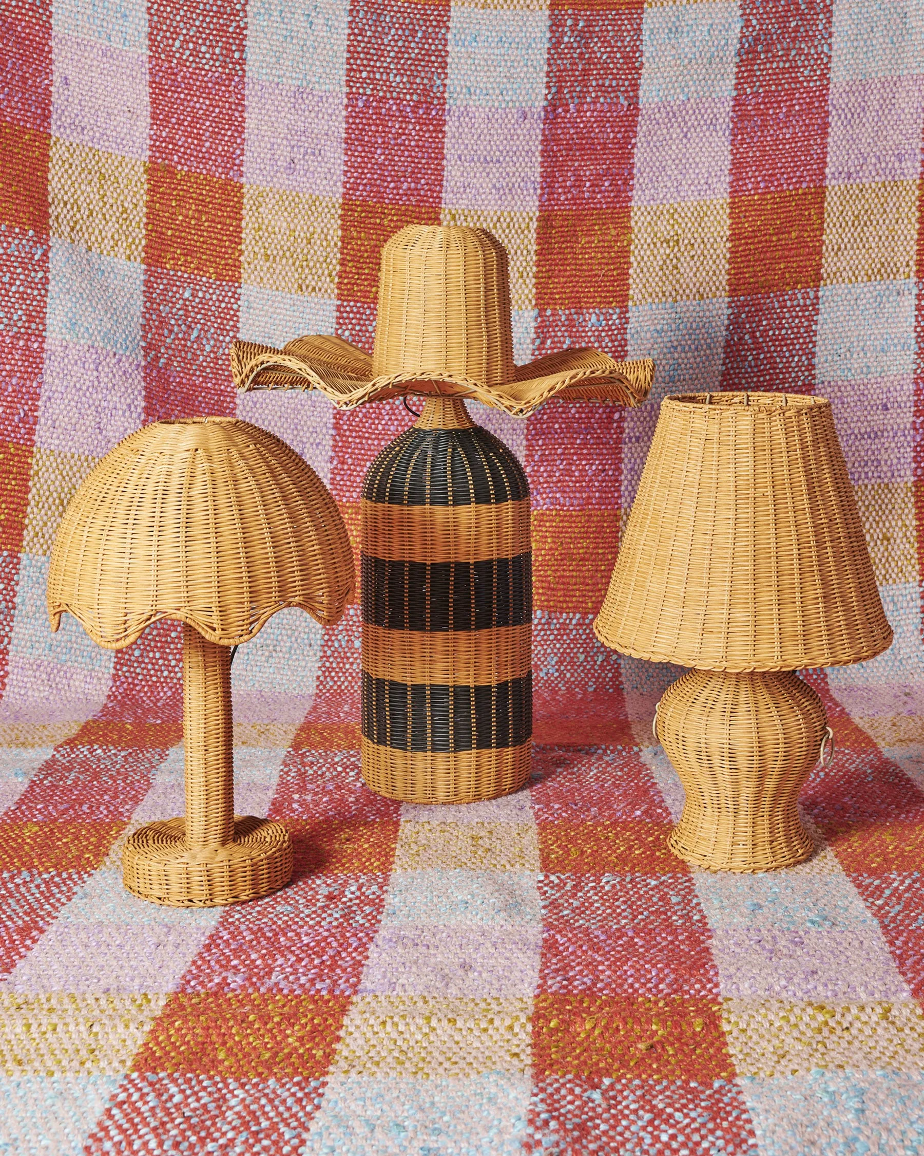 The Parasol Rattan Lamp