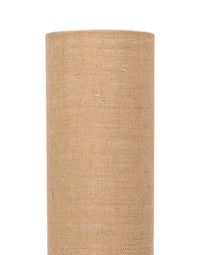 Trendy Jute Round Wood Floor Lamp | 2.8 Feet