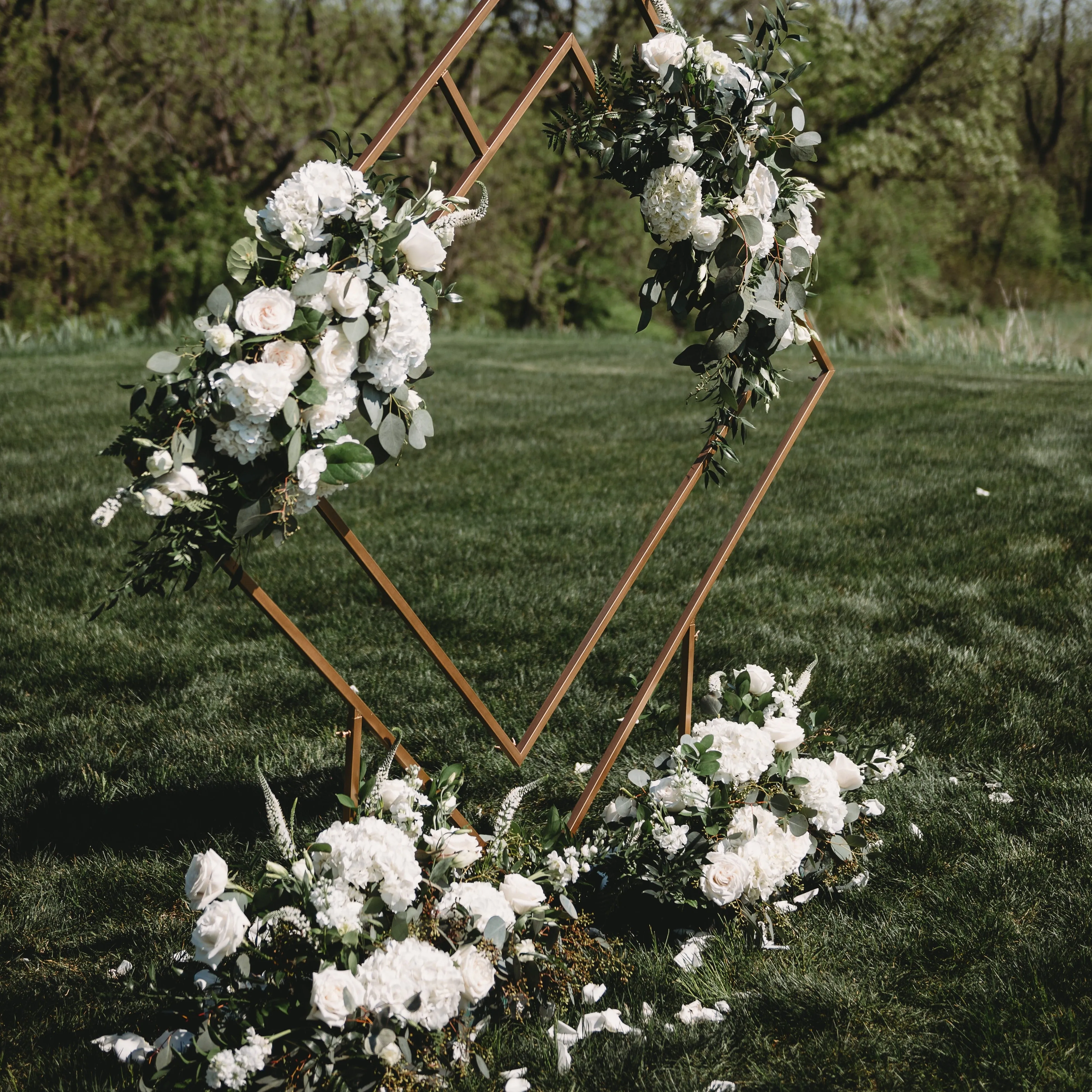 Upscale White and Cream Wedding