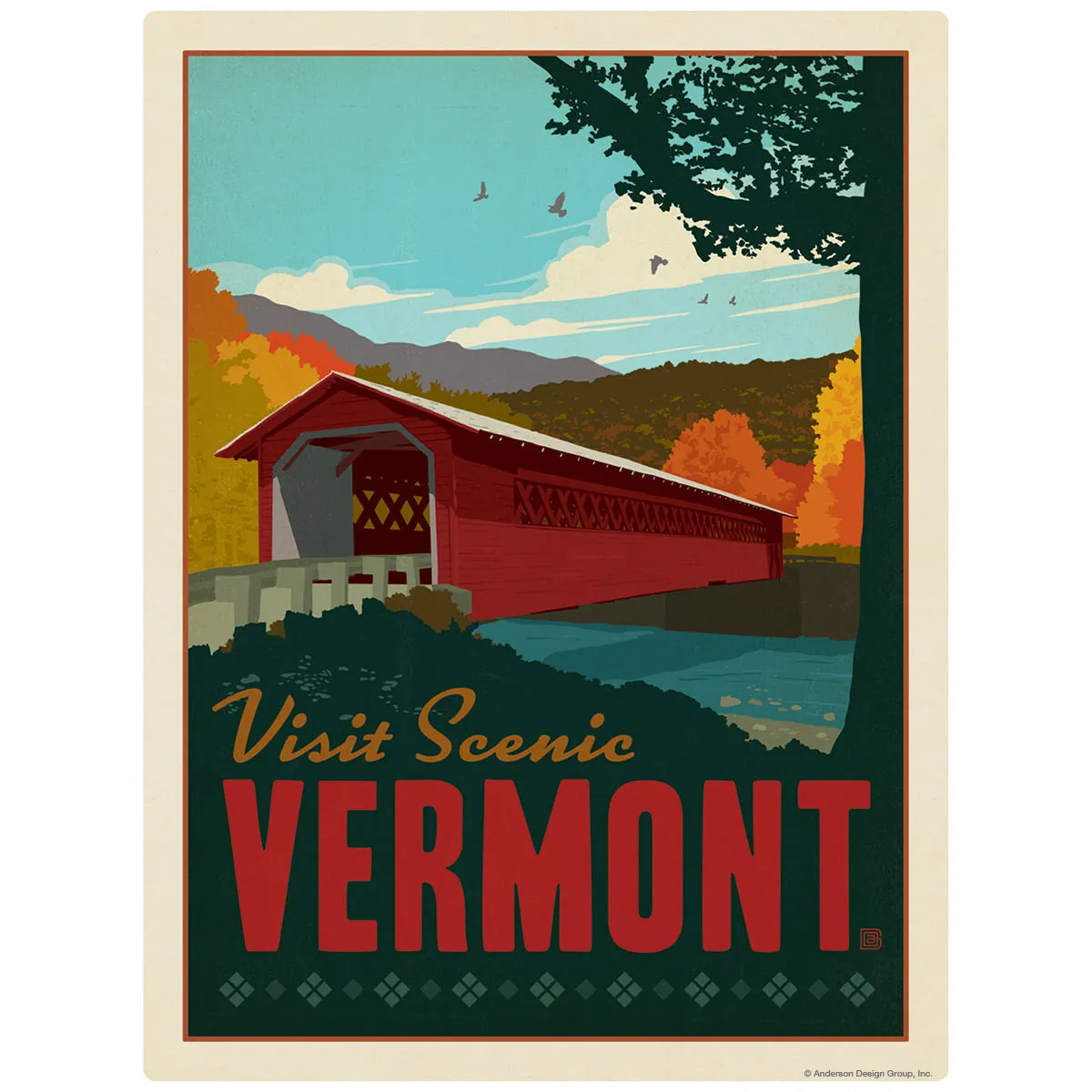 Vermont Covered Bridge Decal
