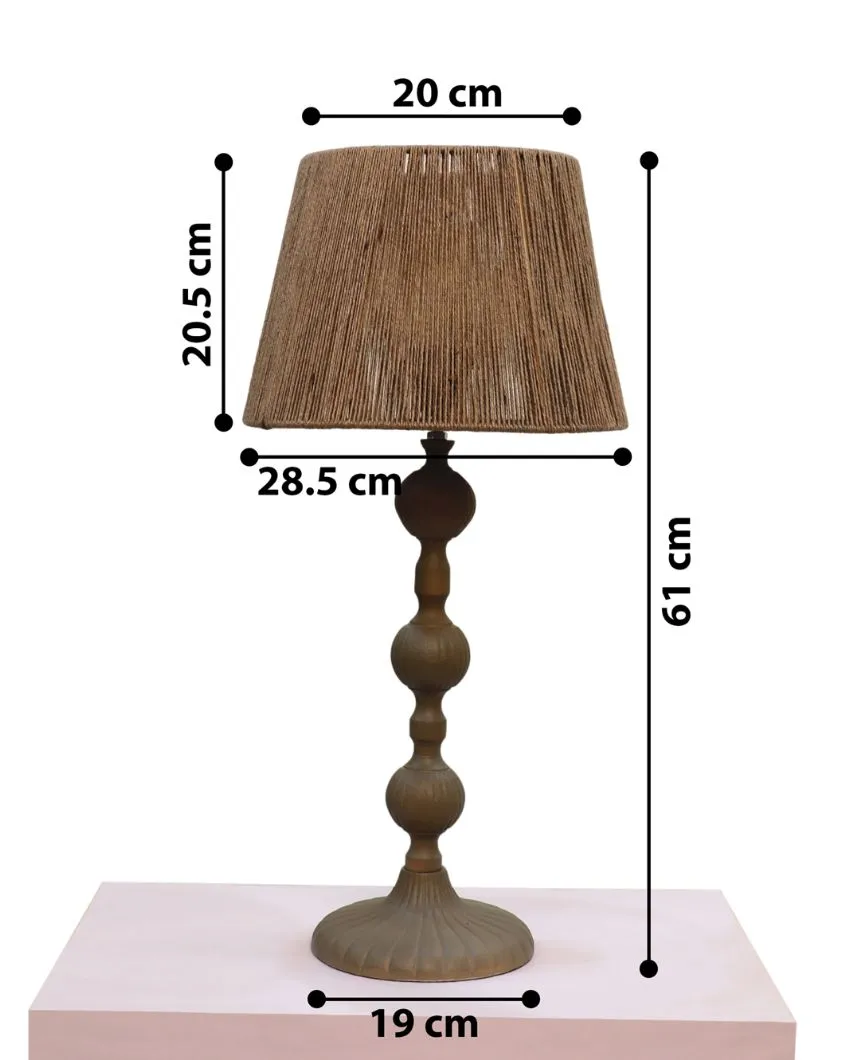 Vintage Jute Theory Table Lamp