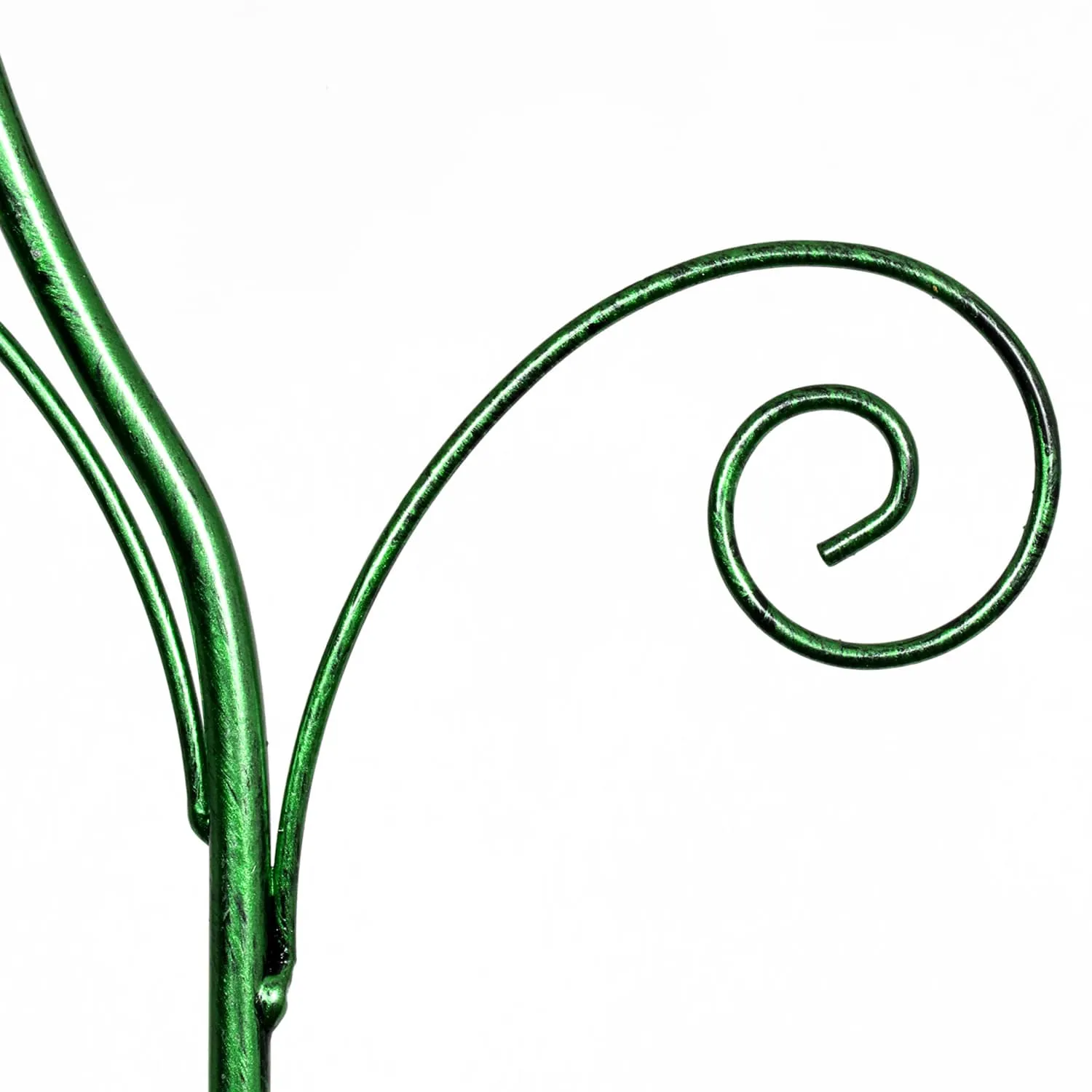 Whimsical Yellow Flower Garden Stake Made of Glass and Metal, 11 by 36 Inches