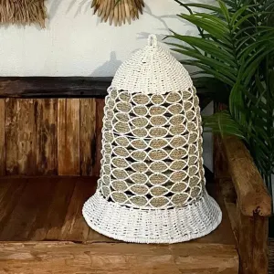 White Bell Pendant Light
