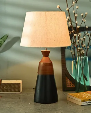 Wooden Base Walnight Table Lamp